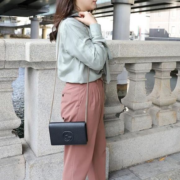 Gucci Shoulder Bag Women Black - Picture 12 of 15